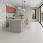 Imagen de Cerámica para pared Safira Gris 31x60 cm Brillante