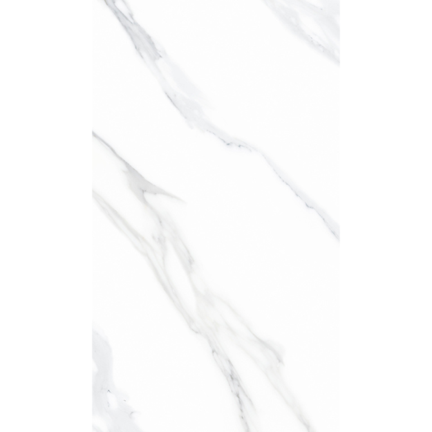 Imagen de Porcelanato para piso y pared Bianco Carrara 61x106.5 cm Pulido Brillante y Rectificado