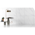 Imagen de Porcelanato para piso y pared Bianco Carrara 61x106.5 cm Pulido Brillante y Rectificado