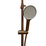 Imagen de Barral de ducha Monocomando Exterior con transferencia Elar Bronce cepillado