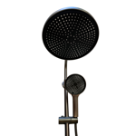 Imagen de Barral de ducha Monocomando Exterior con transferencia Elar Grafito