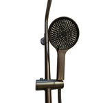 Imagen de Barral de ducha Monocomando Exterior con transferencia Elar Grafito