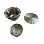 Imagen de Válvula canasta especial satinada 110mm x 1.1/2"