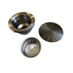 Imagen de Válvula canasta especial negra satinada 110mm x 1.1/2"