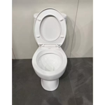 Imagen de Juego de inodoro con mochila lavatorio y pedestal