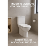 Imagen de Inodoro largo c/ Mochila Dual Montano Blanco