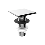 Imagen de Tapa hueco cuadrado cromado abs Blukit