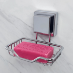 Imagen de JABONERA REJA CON VENTOSA CUADRADO