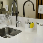 Imagen de ESCURRE CUBIERTOS BLANCO Y CROMO