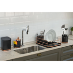 Imagen de ESCURREPLATOS NEGRO RED GOLD