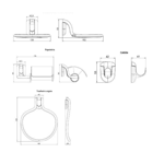 Imagen de Kit accesorios 4 piezas Atlantis