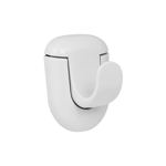 Imagen de Percha simple ABS blanca Atlantis