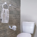 Imagen de Percha simple ABS blanca Atlantis