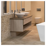 Imagen de Bacha de apoyo redonda 42cm Blanca Brillo Dmc