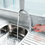 Imagen de Grifería de cocina de mesa MARUJA cromo