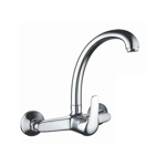 Imagen de Grifería de Cocina Monocomando de pared pico alto Murdock Cromado Brillante
