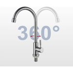 Imagen de Grifo unitario acero mesada DMC