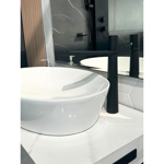 Imagen de Bacha de apoyo ovalada 62x42 cm blanco brillante Dmc