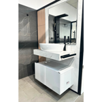 Imagen de Bacha de apoyo ovalada 62x42 cm blanco brillante Dmc