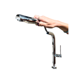 Imagen de Grifería de cocina Monocomando de mesada extensible Vetta Cromado Brillante