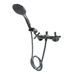 Imagen de Grifería de ducha monocomando exterior con transferencia Cuzco Cromado Brillante