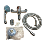 Imagen de Grifería de ducha Monocomando exterior con transferencia Murdock cromado Brillante