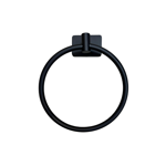 Imagen de Toallero Aro Noar Negro Mate