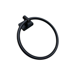 Imagen de Toallero Aro Noar Negro Mate