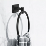 Imagen de Toallero Aro Noar Negro Mate