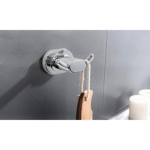 Imagen de Percha doble Austin Cromada Brillante