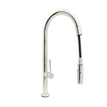 Imagen de Grifería de cocina Monocomando de mesada extensible Zenda cromado Brillante