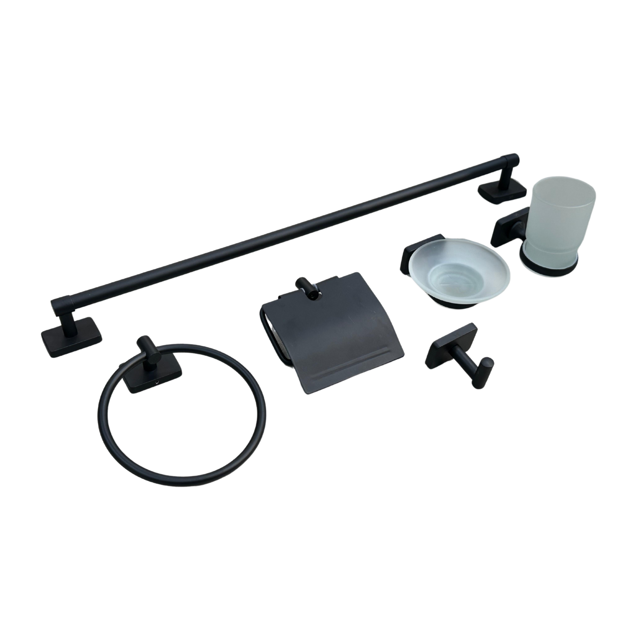 Imagen de Kit de accesorios de baño 6 piezzas NOAR