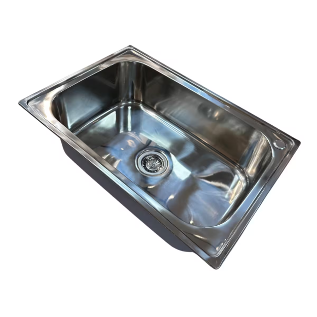 Imagen de Pileta de cocina simple acero 73x50x22 cm