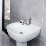 Imagen de Grifería de lavatorio de agua fría de mesada cromada MARUJA