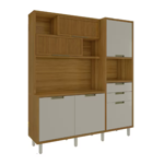 Imagen de Mueble de cocina Kit Loft Off White 6 Puertas 2 cajones