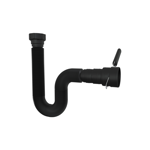 Imagen de Sifón extensible corrugado negro 70 cm Univ. Blukit