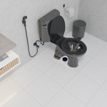 Imagen de Aro base de inodoro larga Smart Blukit