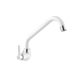 Imagen de Grifo de cocina de pared blanco largo LAGUNE