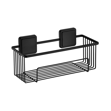 Imagen de ORGANIZADOR DE BAÑO ADHESIVO NEGRO MATE