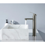 Imagen de Grifería de lavatorio Monocomando Alto de mesada Celtic Satinado