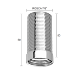 Imagen de Prolongador para válvula de lavatorio 7/8" x 50mm Blukit