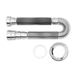 Imagen de Sifón extensible corrugado cromado Universal 150cm Blukit