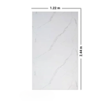 Imagen de Placa de pvc símil mármol Blanco 122x244 Cm