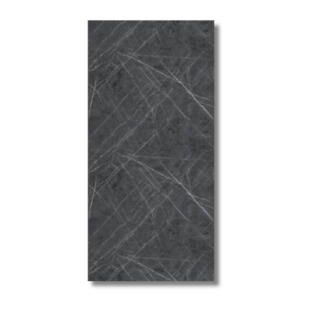 Imagen de Placa de pvc símil mármol Gris Oscuro 122x244 cm