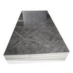 Imagen de Placa de pvc símil mármol Gris Oscuro 122x244 cm