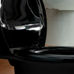 Imagen de Tapa inodoro Oval plástica Negro