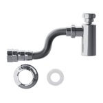 Imagen de Sifón cromado botella chico plástico univer. Blukit