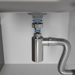 Imagen de Sifón cromado botella chico plástico univer. Blukit