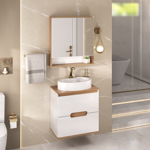 Imagen de Mueble de baño Suspendido Beatriz 60 cm Blanco con Catedral sin bacha