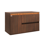 Imagen de Mueble de baño suspendido Adelaida 90 cm Cacau sin bacha